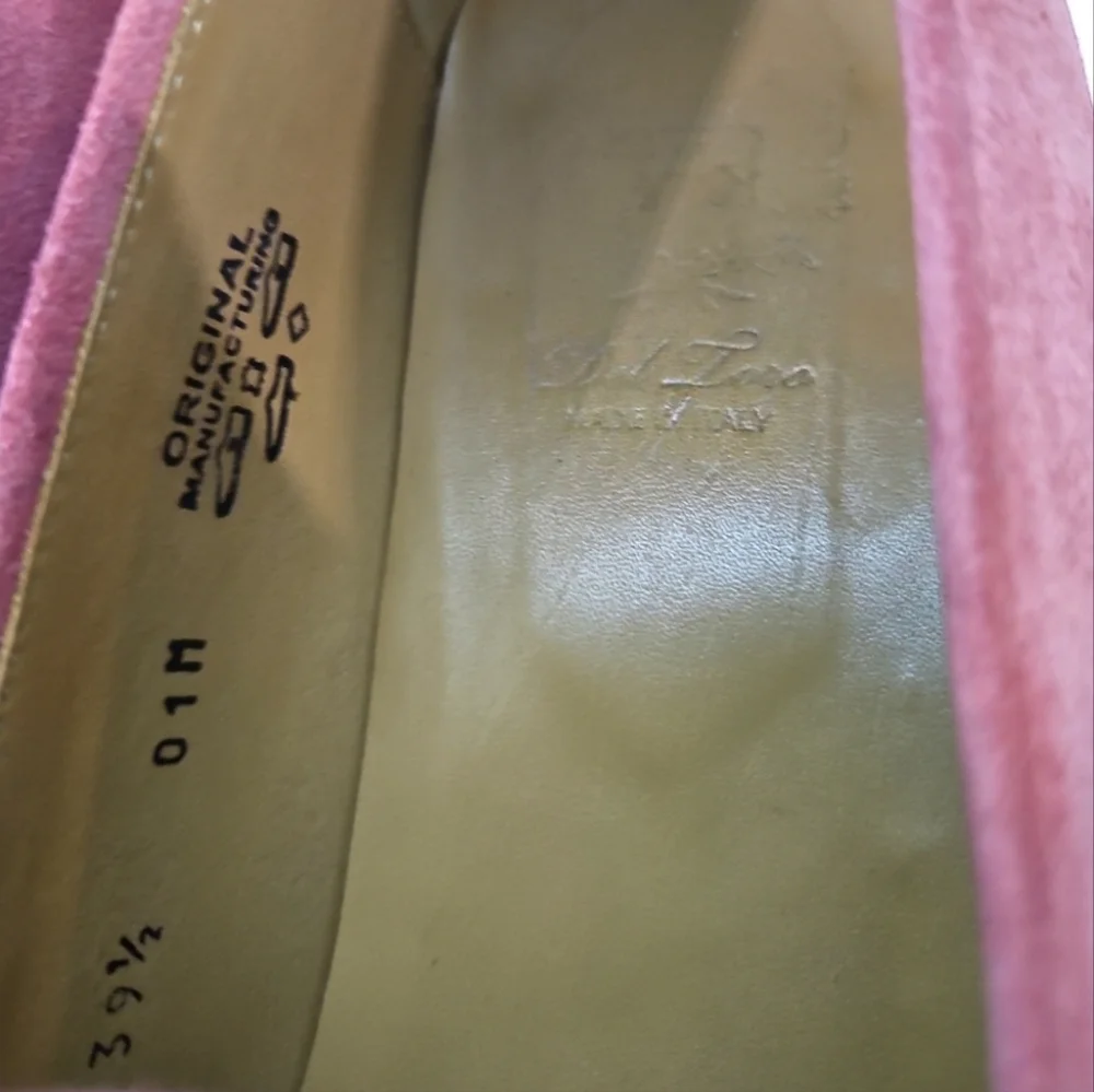 DEL TORO | Pink Suede Milano Loafers 39.5 / US 9.5